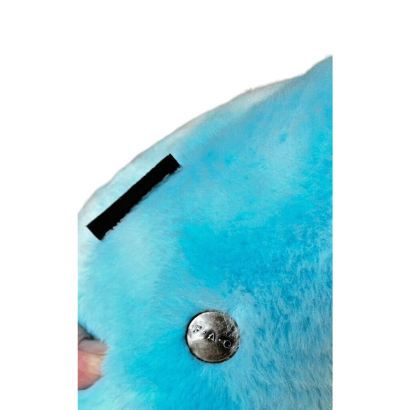 FAO Schwarz T Rex Dinosaur Plush Blue Glow Brights Lights Sound Stuffed Animal - Picture 12 of 13